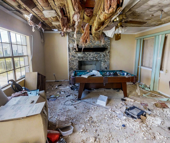 Fast Restoration crew working on a property in Fire and smoke damage restoration services in O'Fallon, Missouri